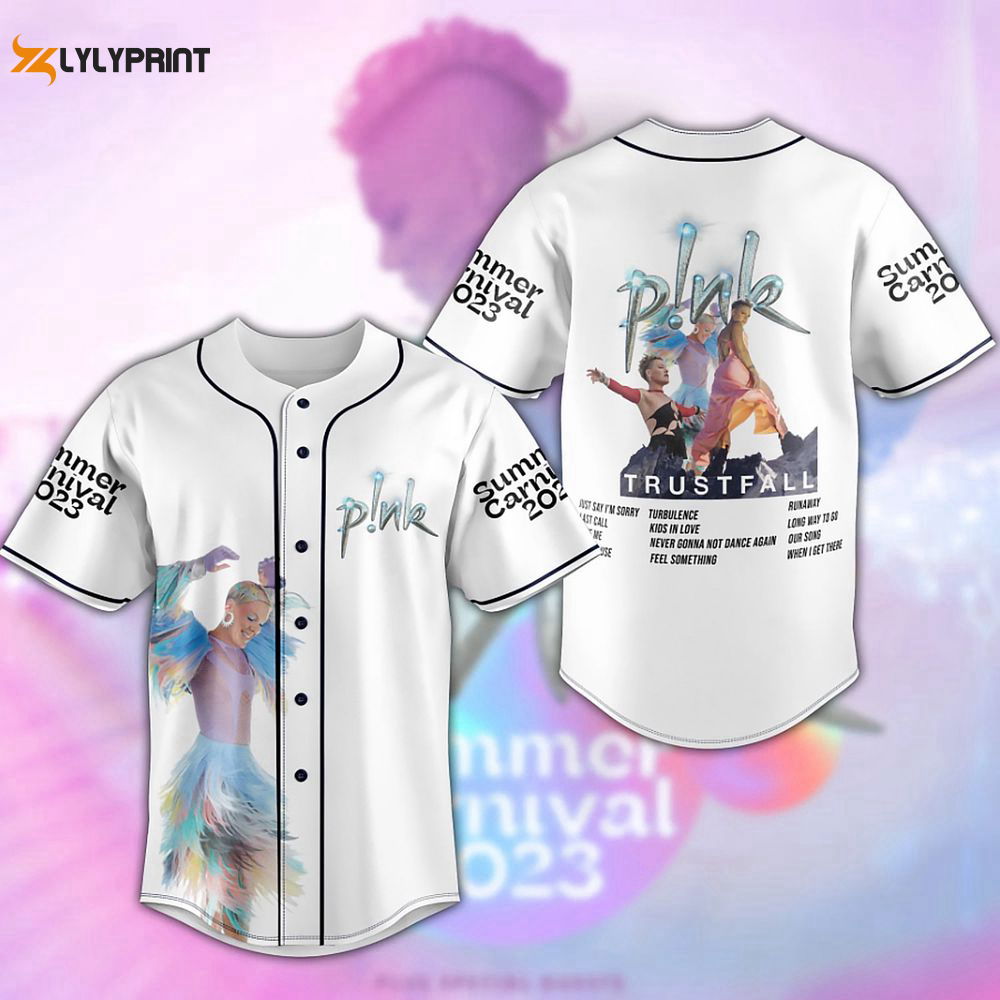 P!nk Summer Carnival 2023 Baseball Jersey For Men Women, Pink Singer Tour - lylyprint.com T-Shirts, Hoodie, Sweatshirt
