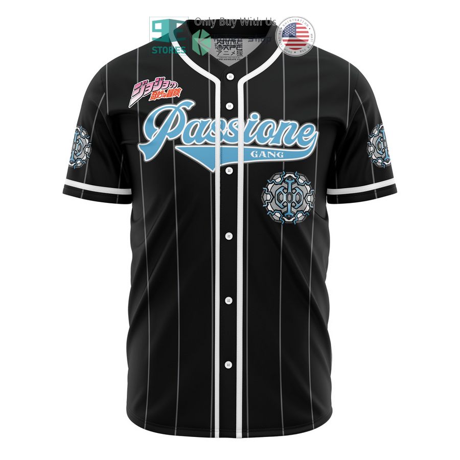 BEST Passione Gang Jojo's Bizarre Adventure Baseball Jersey