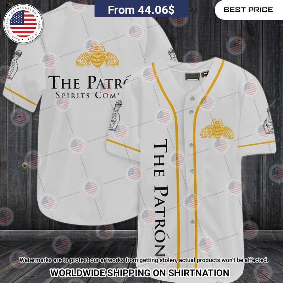 Patron Tequila Baseball Shirt