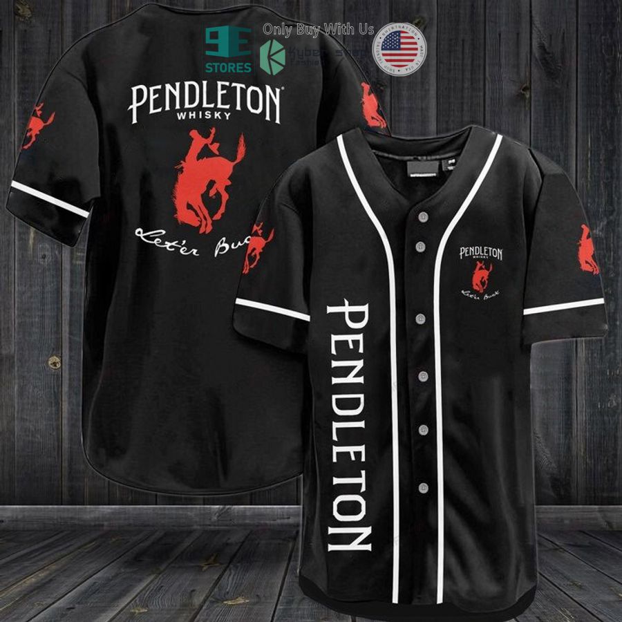 BEST Pendleton Whisky logo black Baseball Jersey