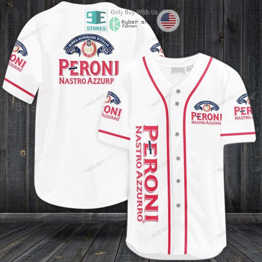 BEST Peroni logo white Baseball Jersey