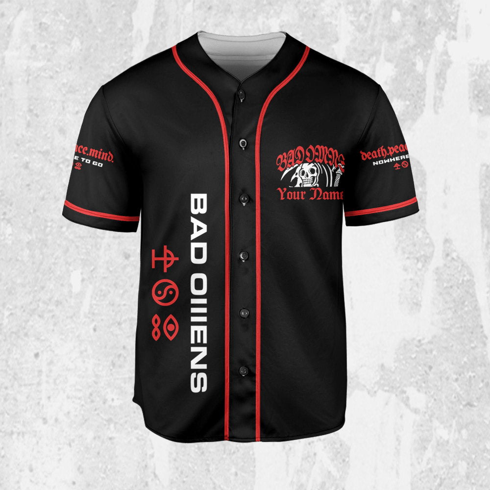 Personalize Bad Omens Band Jersey, Bad Omens Band Music Tour 2023 Shirt,Bad Omens Baseball Jersey,Concrete Jungle Tour 2023