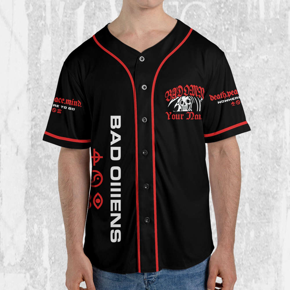 Personalize Bad Omens Band Jersey, Bad Omens Band Music Tour 2023 Shirt,Bad Omens Baseball Jersey,Concrete Jungle Tour 2023