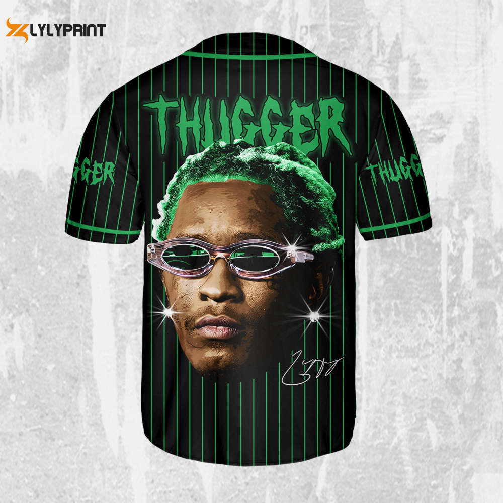 Personalize Young Thug Black And Green Jersey, Young Thug Baseball Jersey - lylyprint.com T-Shirts, Hoodie,... (Image 1)