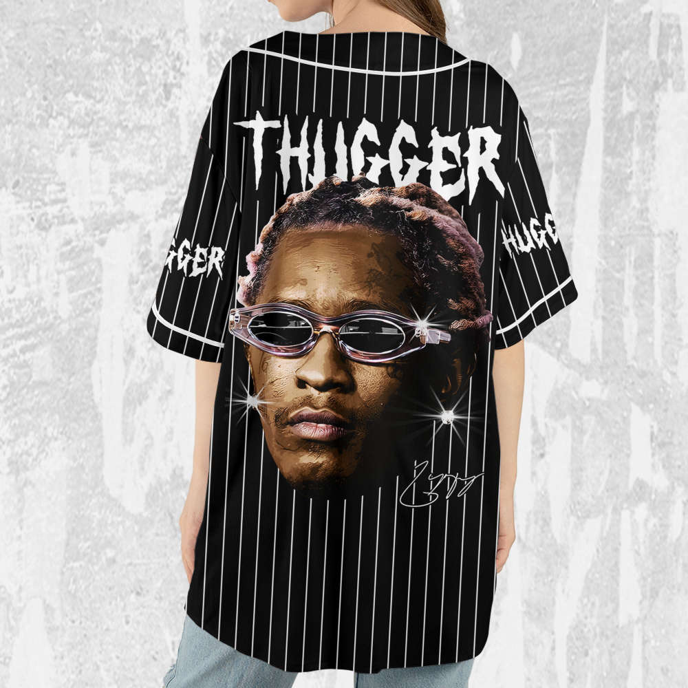 Personalize Young Thug Black And White Jersey, Young Thug Baseball Jersey - lylyprint.com T-Shirts, Hoodie,... (Image 5)