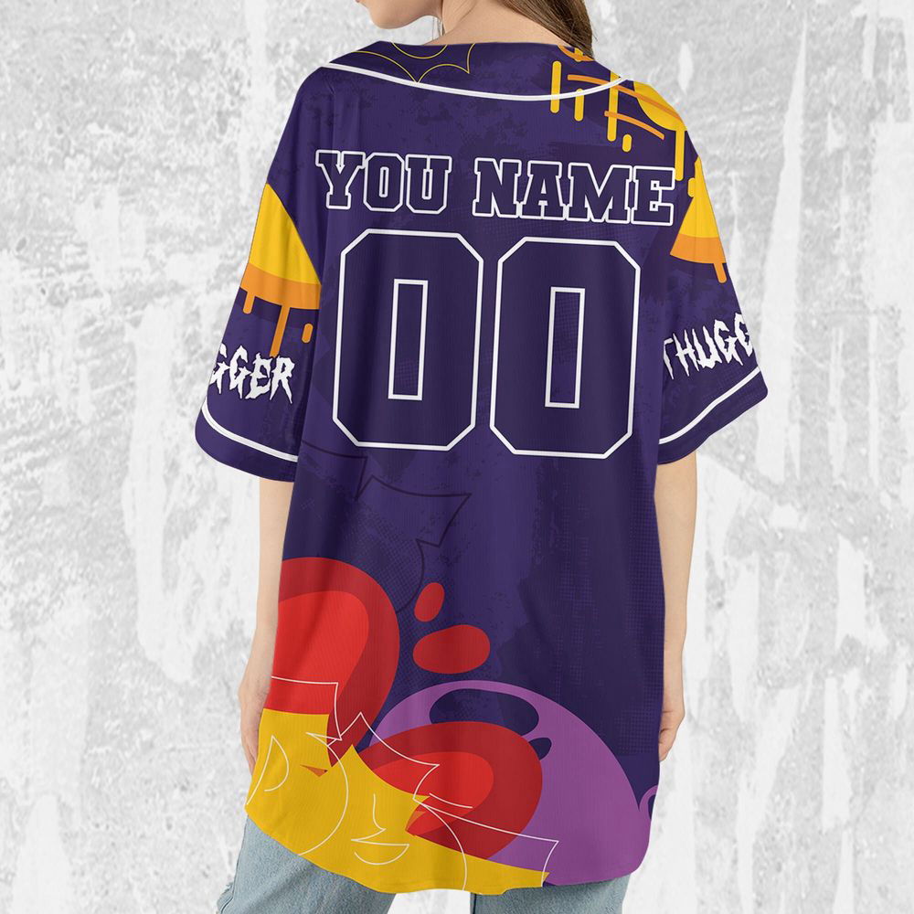 Personalize Young Thug Hiphop Colorful Jersey, Young Thug Baseball Jersey - lylyprint.com T-Shirts, Hoodie,... (Image 4)