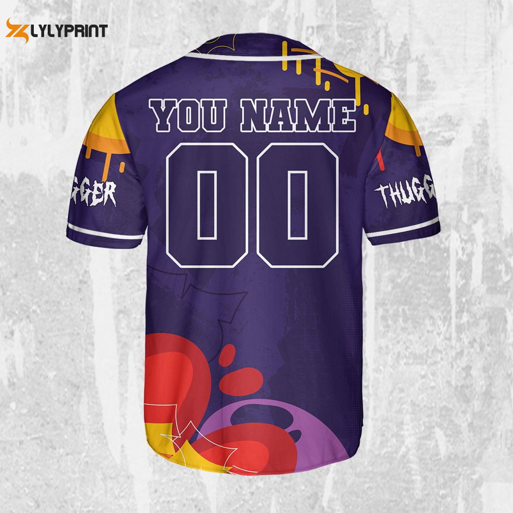Personalize Young Thug Hiphop Colorful Jersey, Young Thug Baseball Jersey - lylyprint.com T-Shirts, Hoodie,... (Image 1)