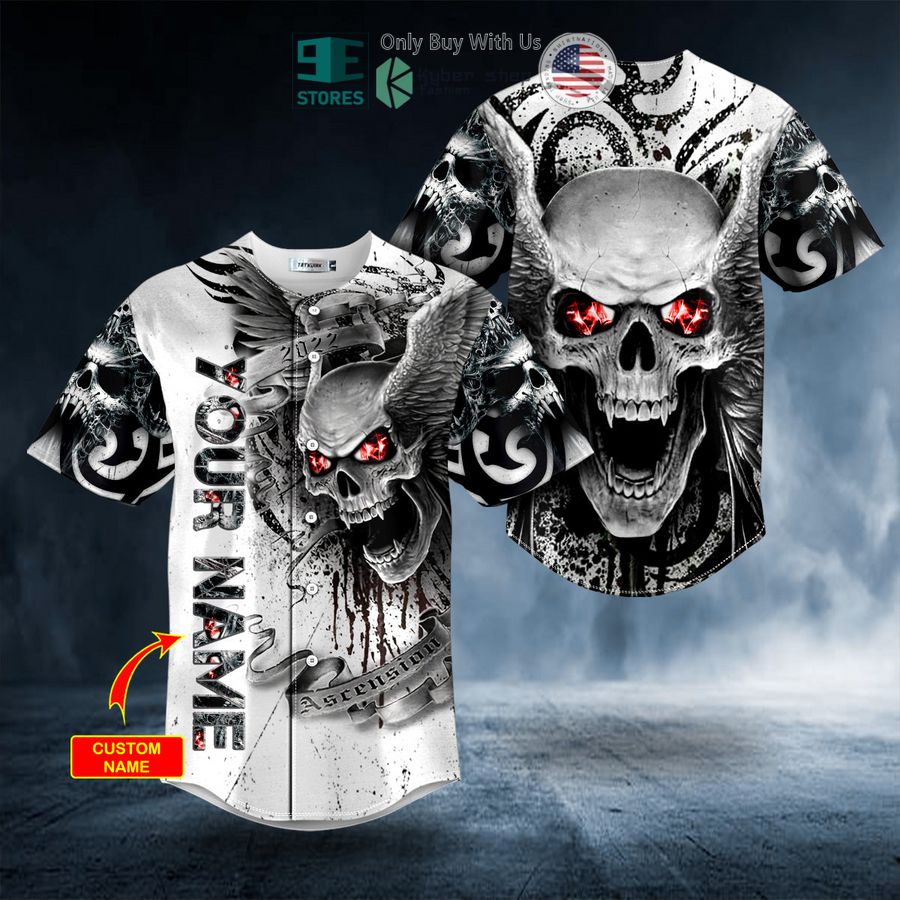 BEST Personalized 2022 Ascension Skull Custom Baseball Shirt