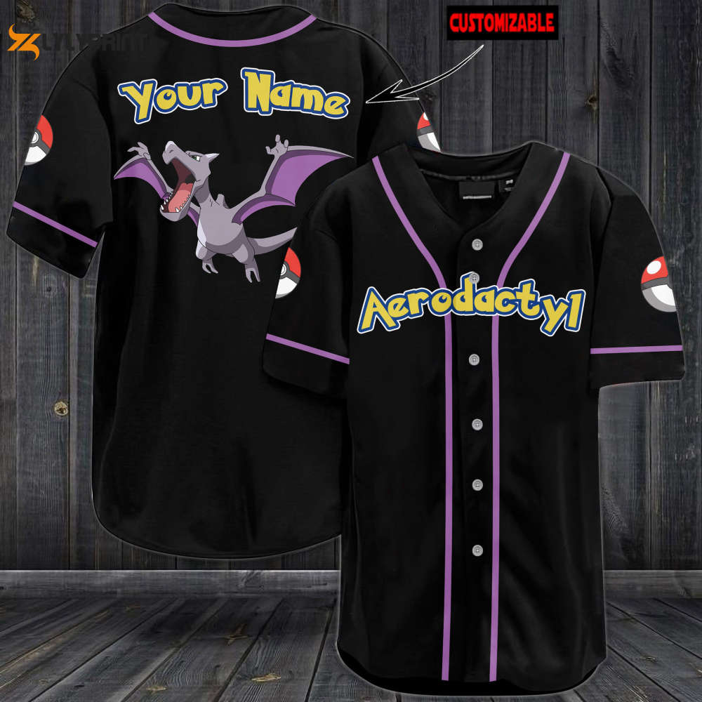 Personalized Aerodactyl Baseball Jersey - lylyprint.com T-Shirts, Hoodie, Sweatshirt | WearSparks.com