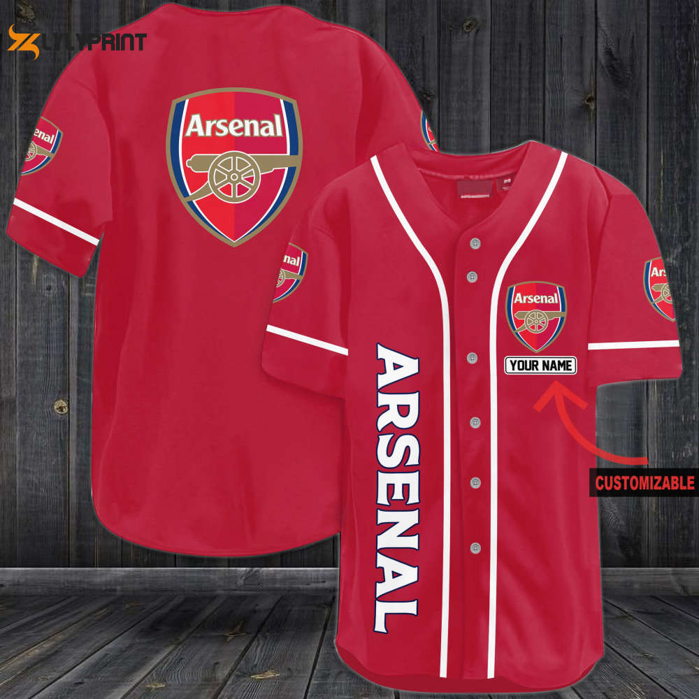 Personalized Arsenal All Over Print Unisex Baseball Jersey - lylyprint.com T-Shirts, Hoodie, Sweatshirt | WearSparks.com