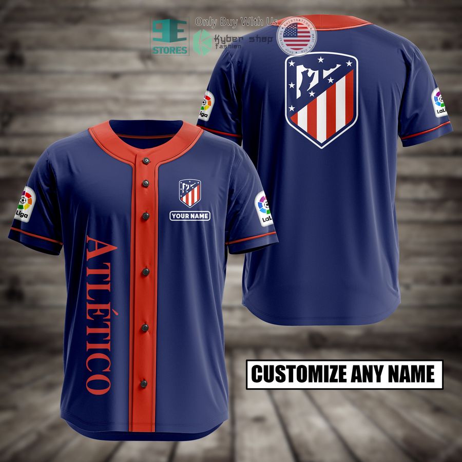 BEST Atletico Custom Name Baseball Jersey