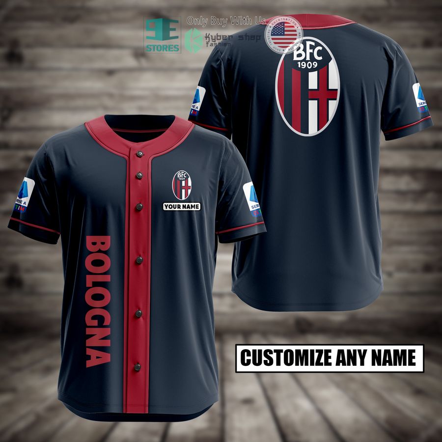 BEST Bologna Custom Name Baseball Jersey