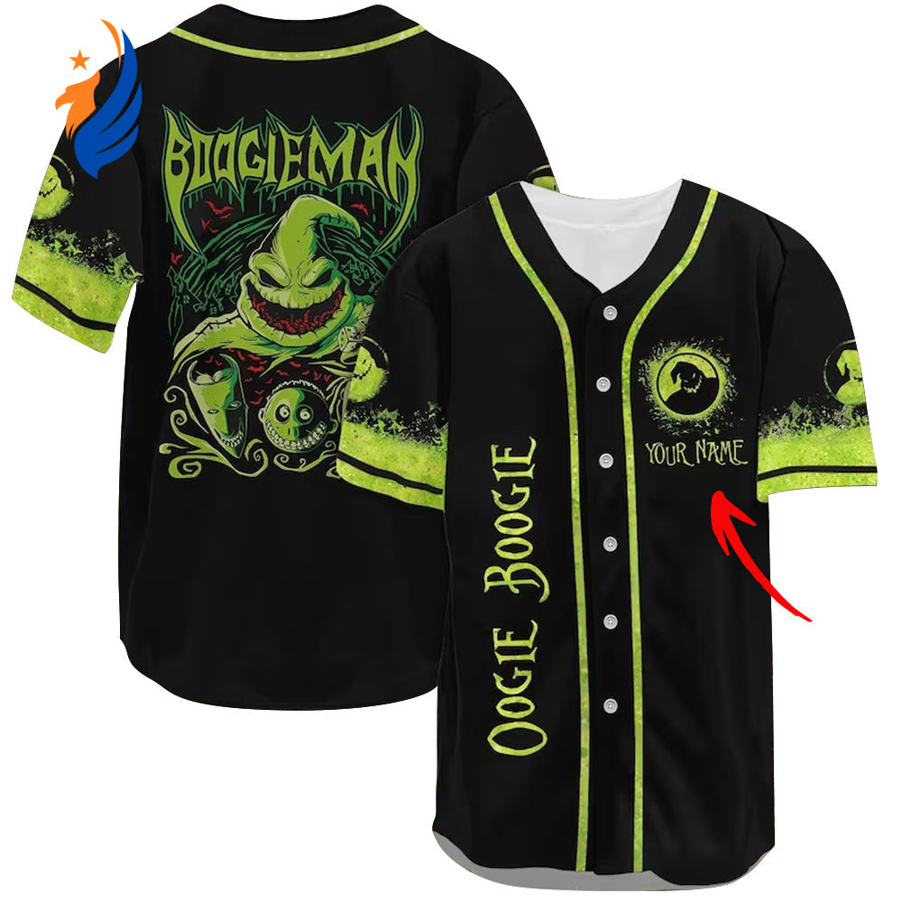 Stand out on the field with a Personalized Boogieman Baseball Jersey - Customizable Unique and High-Quality... (Image 1)