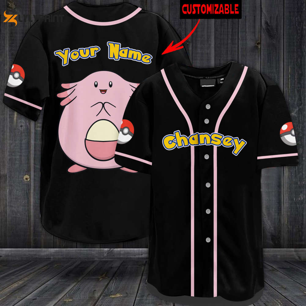 Personalized Chansey Baseball Jersey - lylyprint.com T-Shirts, Hoodie, Sweatshirt | WearSparks.com