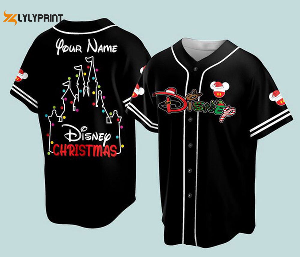Personalized Christmas Ddisney Baseball Jersey Ddisneyland Trip - lylyprint.com T-Shirts, Hoodie, Sweatshirt (Image 2)
