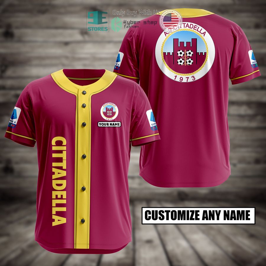 BEST Cittadella Custom Name Baseball Jersey