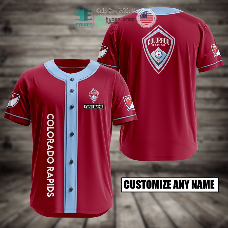 BEST Personalized Colorado Rapids Custom Baseball Shirt