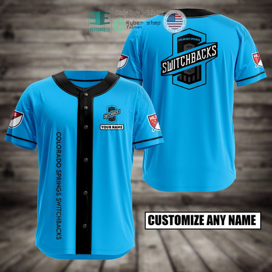 BEST Personalized Colorado Springs Switchbacks Custom Baseball Shirt
