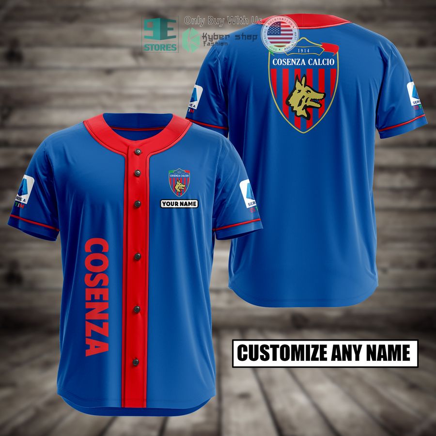 BEST Cosenza Custom Name Baseball Jersey