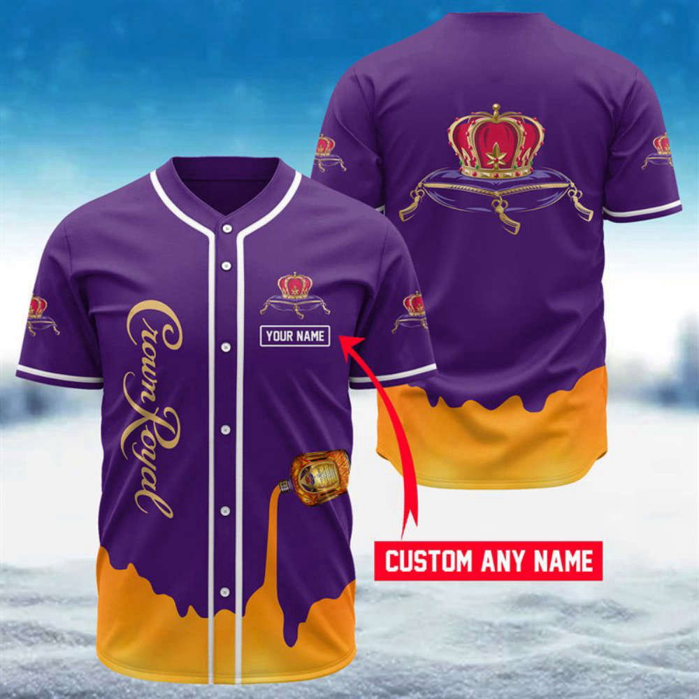 Personalized Crown Royal Whiskey 2k213 Baseball Jersey