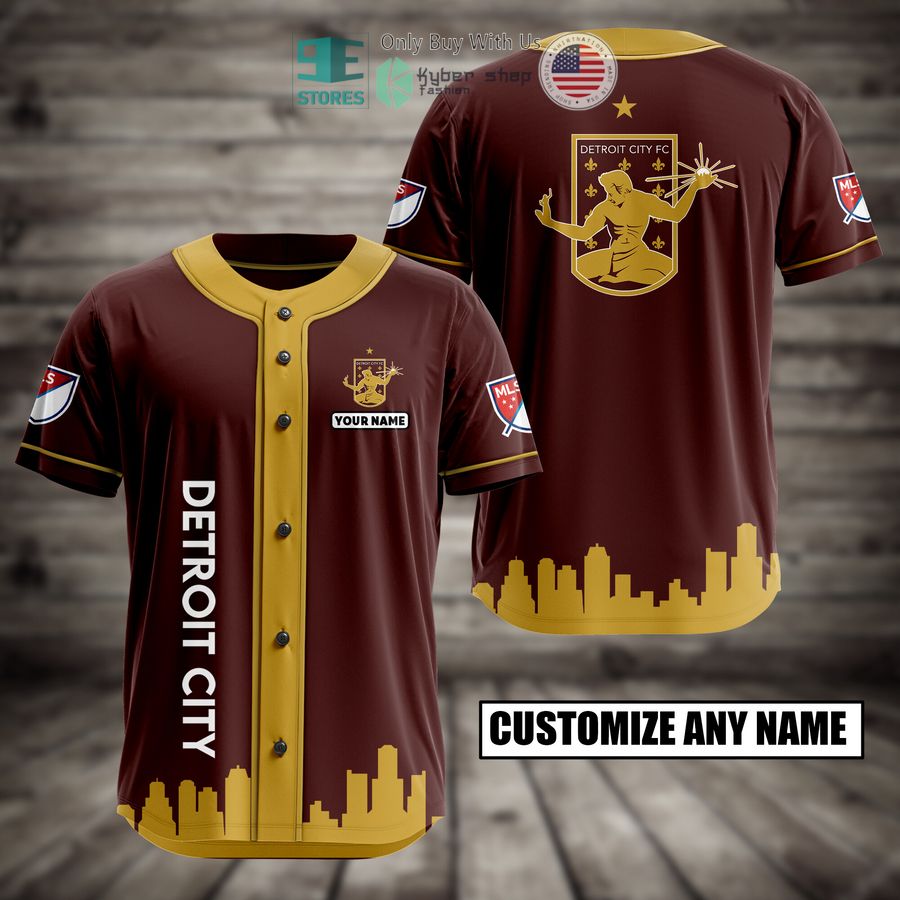 BEST Personalized Detroit City Custom Baseball Shirt