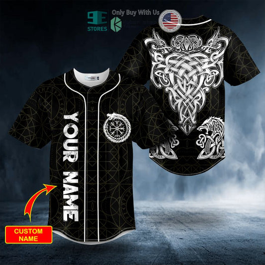 BEST Personalized Dragon Power White Tattoo Custom Baseball Jersey