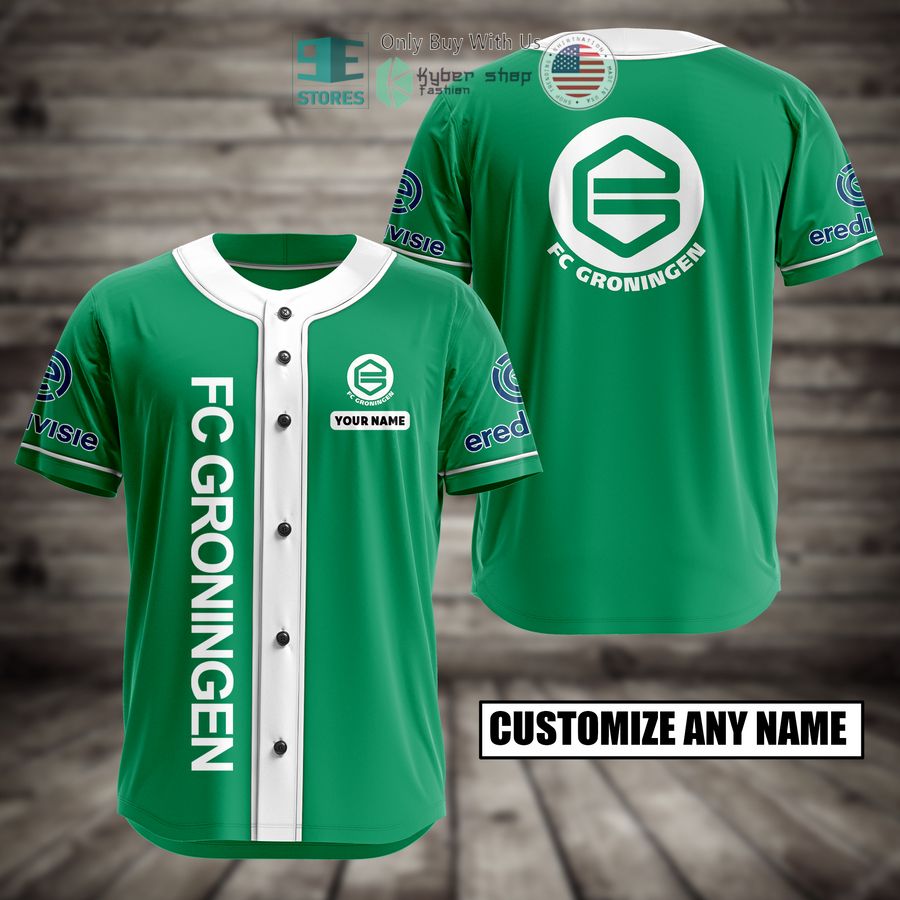 BEST FC Groningen Custom Name Baseball Jersey