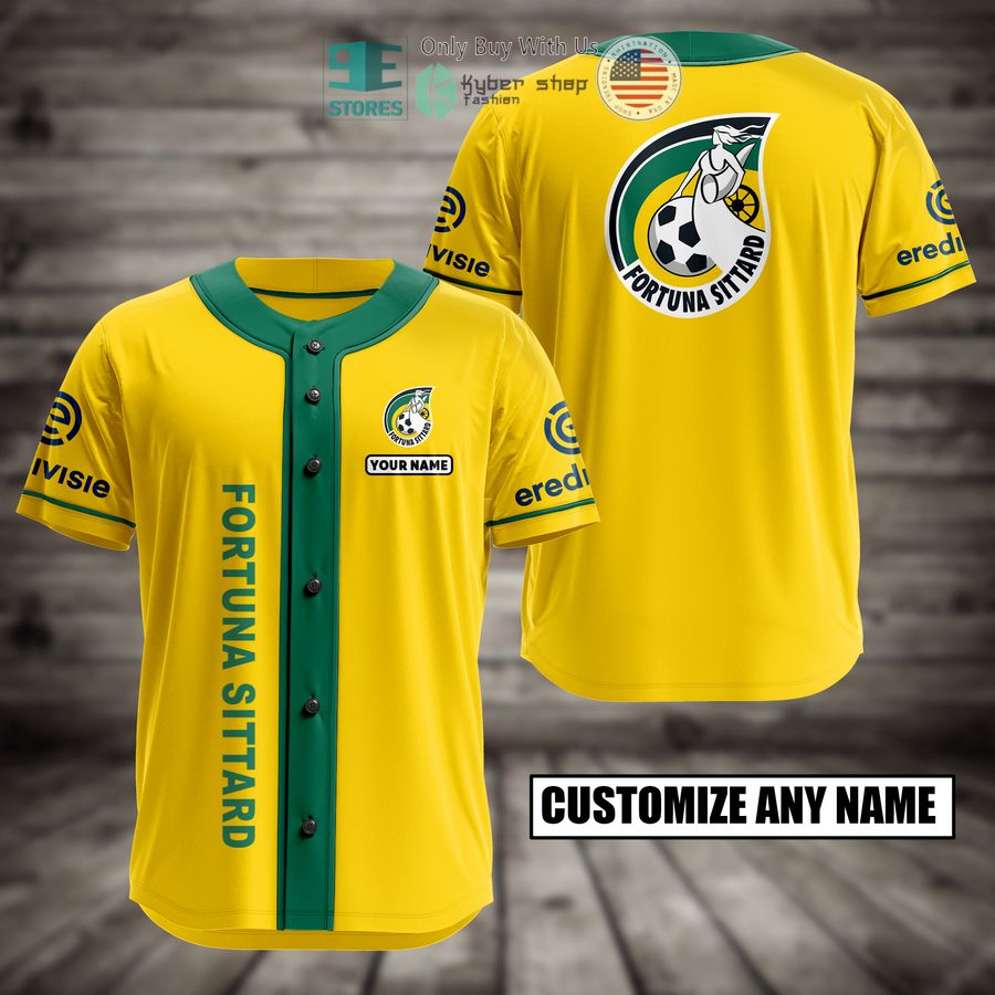 BEST Fortuna Sittard Custom Name Baseball Jersey
