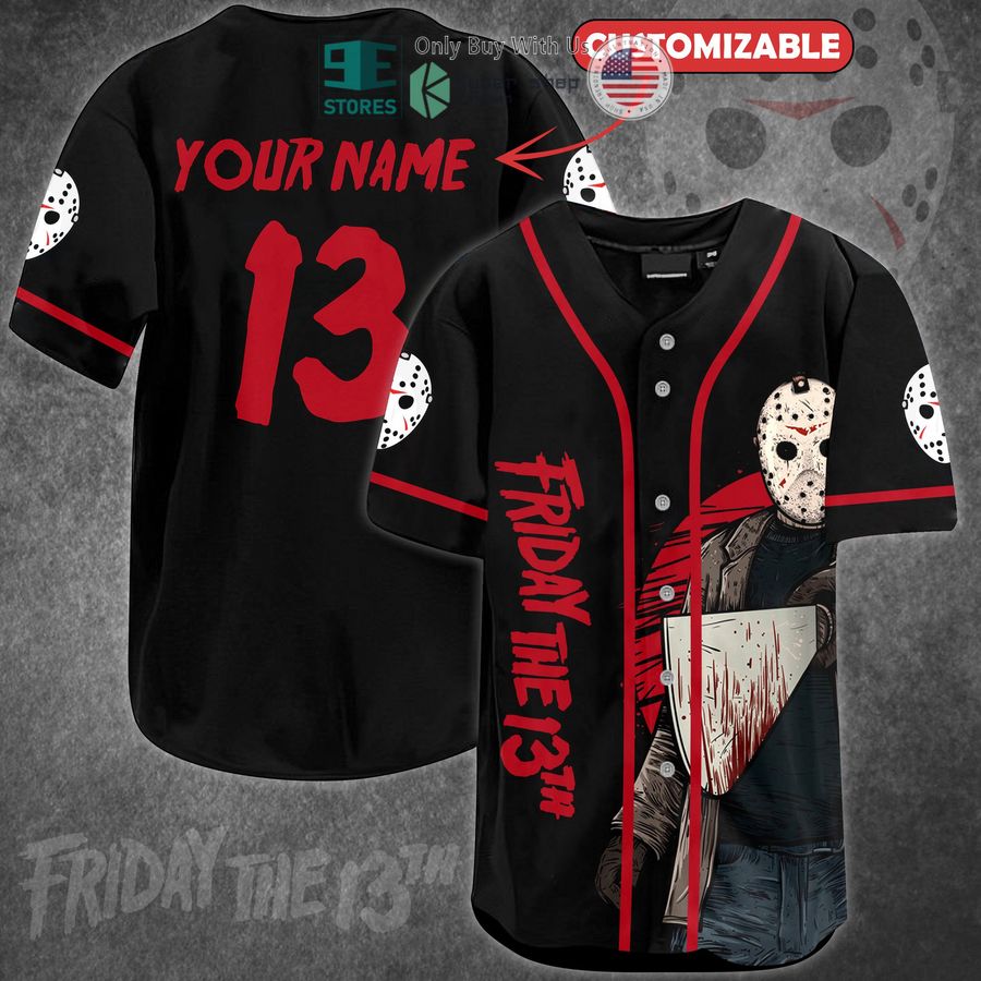 BEST Personalized Friday the 13th Baseball Jersey