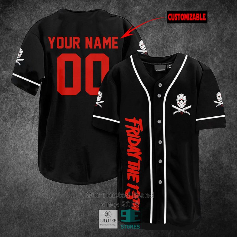 Personalized Friday the 13th Horror Movie Baseball Jersey