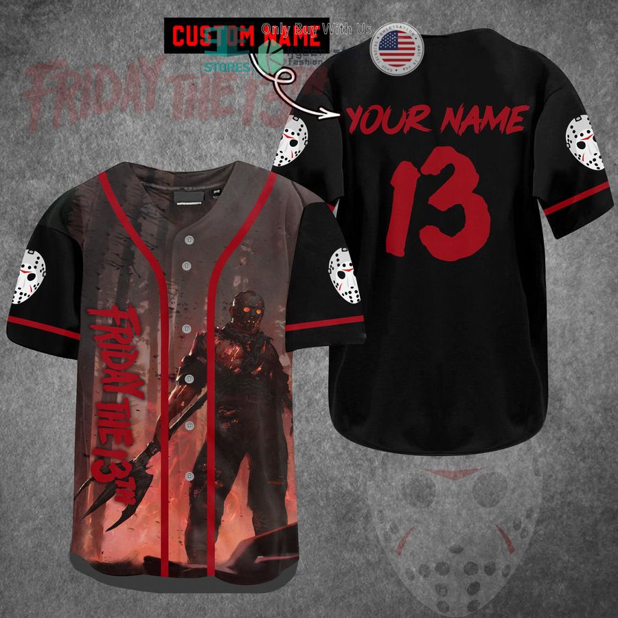 BEST Personalized Friday the 13th Jason Voorhees Baseball Jersey