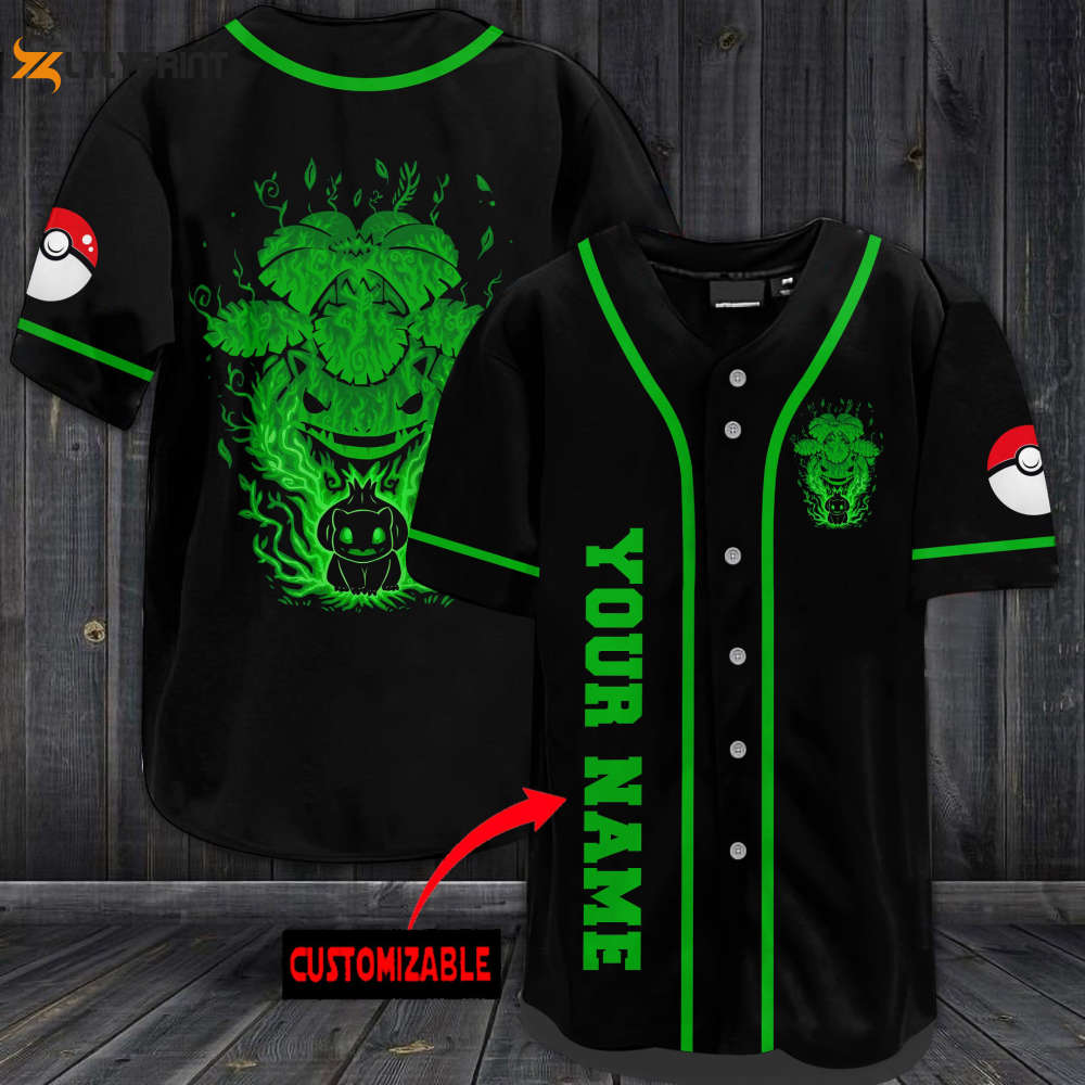 Personalized Giant Venusaur Baseball Jersey - lylyprint.com T-Shirts, Hoodie, Sweatshirt | WearSparks.com