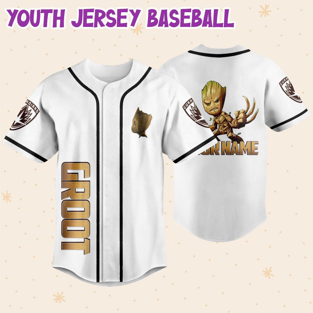 Personalized Groot Awesome Love Life Baseball Jersey - lylyprint.com T-Shirts, Hoodie, Sweatshirt | WearSparks.com (Image 5)