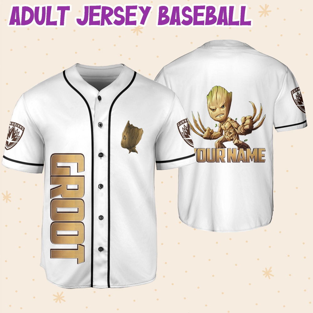 Personalized Groot Awesome Love Life Baseball Jersey - lylyprint.com T-Shirts, Hoodie, Sweatshirt | WearSparks.com (Image 6)