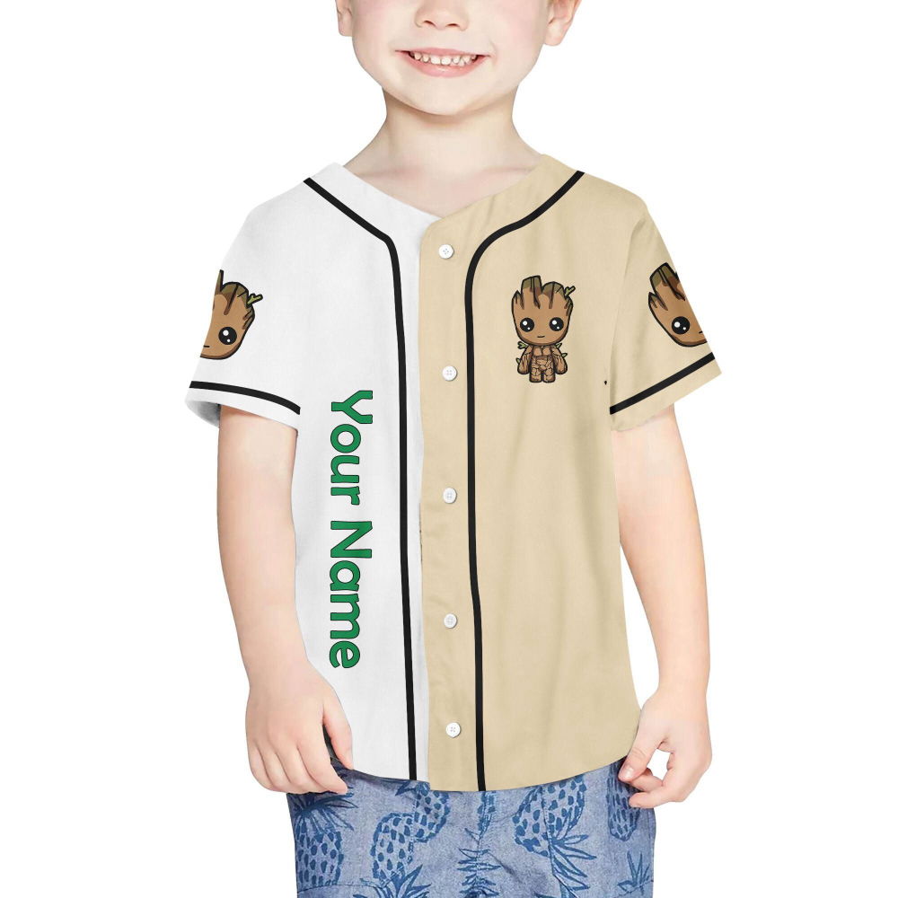 Personalized Groot Cutest In The Galaxy Baseball Jersey - lylyprint.com T-Shirts, Hoodie, Sweatshirt (Image 4)