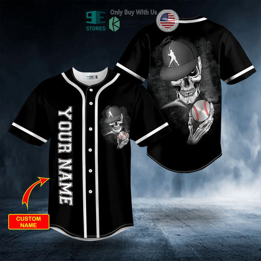 BEST Personalized Hippie Soul Baseball Skull Custom Baseball Shirt