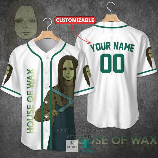 Personalized House of Wax Horror Movie Baseball Jersey