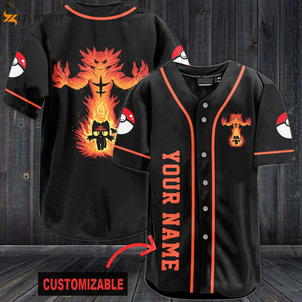 Personalized Incineroar Baseball Jersey - lylyprint.com T-Shirts, Hoodie, Sweatshirt | WearSparks.com
