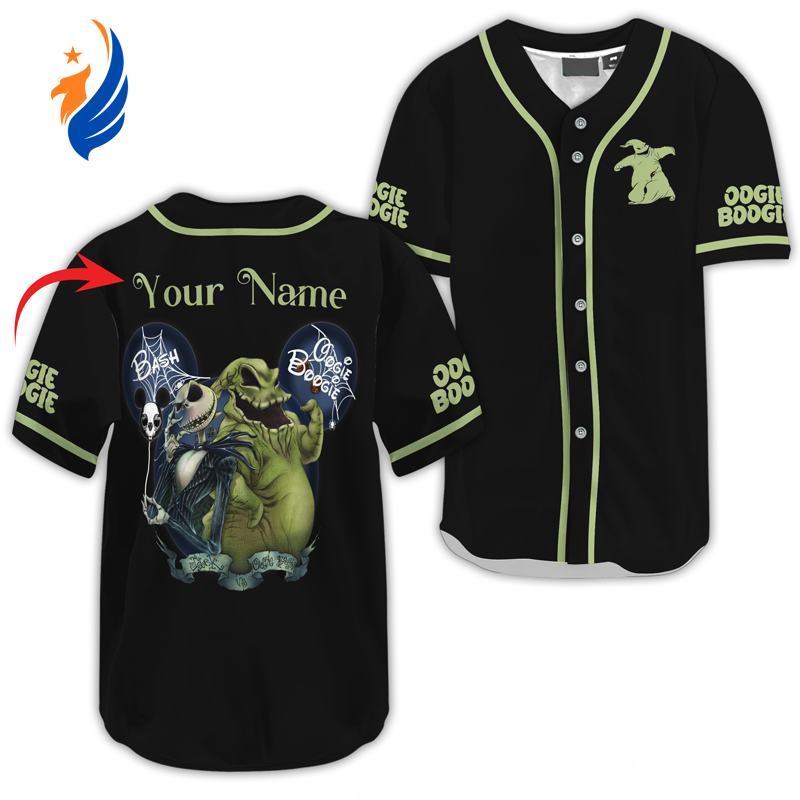Custom Jack Skellington & Oogie Boogie Baseball Jersey - Personalized Halloween Apparel - Bafud T-Shirts, Hoodie, Sweatshirt