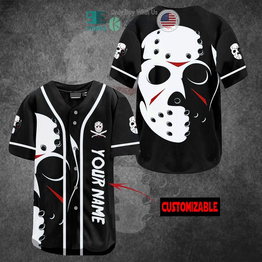 BEST Personalized Jason Voorhees Face Baseball Jersey