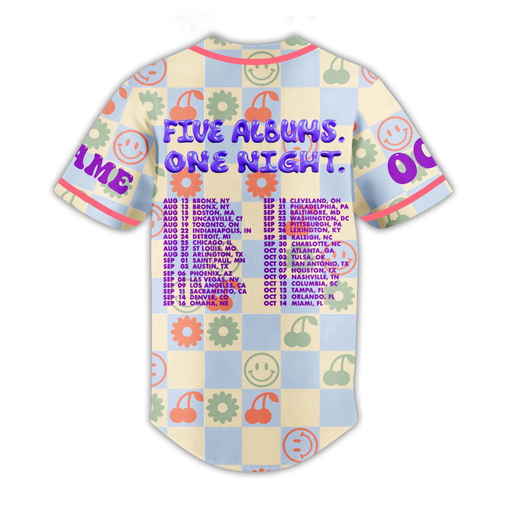 Personalized Jonas Brothers Baseball Jersey – Tour Shirt & Music Merch for Fans