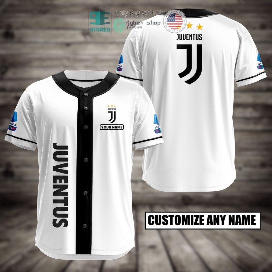 BEST Juventus Custom Name Baseball Jersey