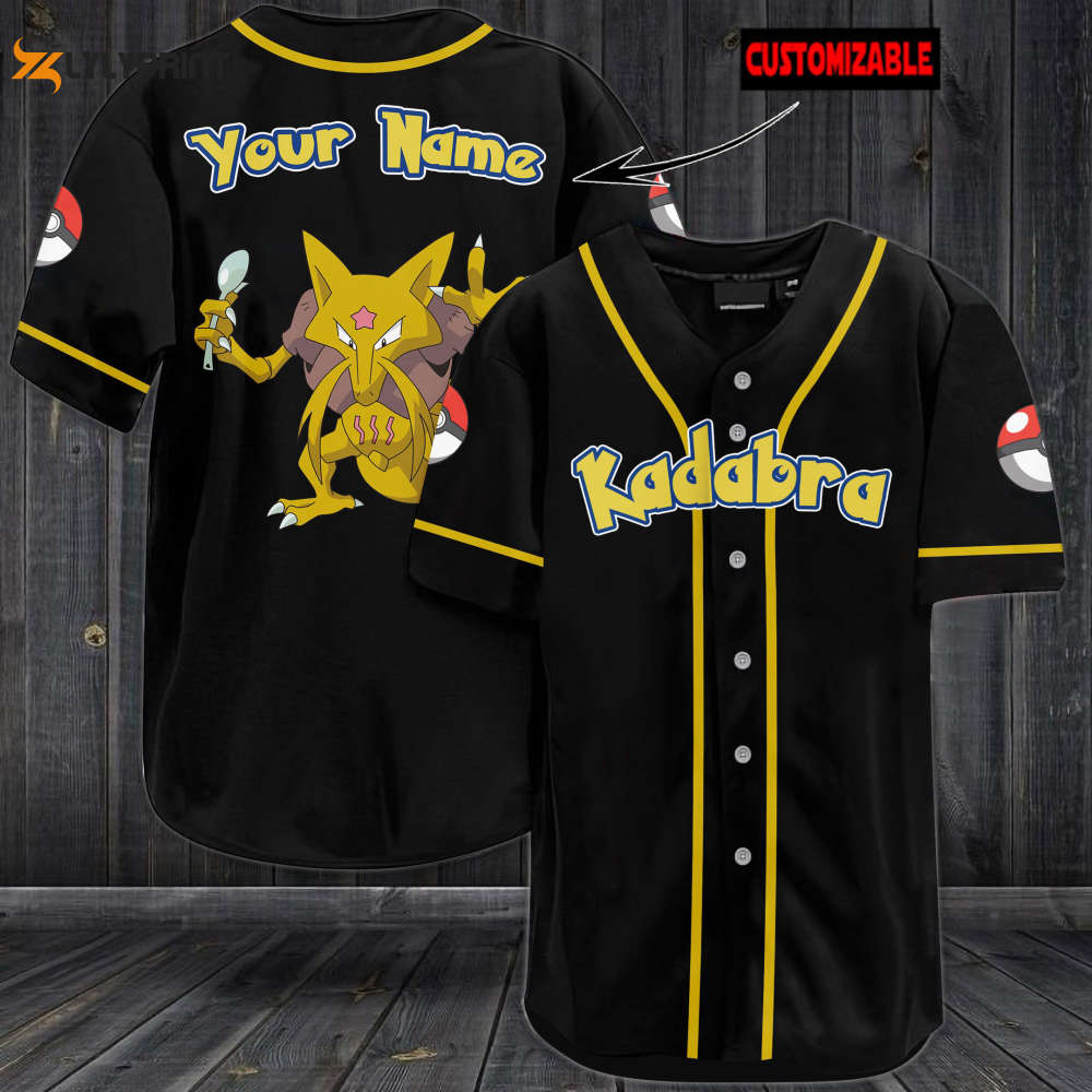 Personalized Kadabra Baseball Jersey - lylyprint.com T-Shirts, Hoodie, Sweatshirt | WearSparks.com