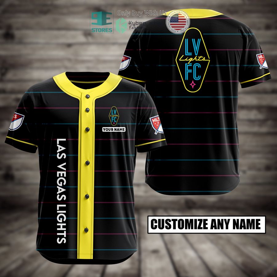 BEST Personalized Las Vegas Lights Custom Baseball Shirt