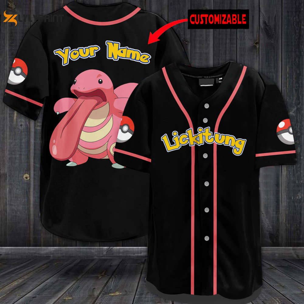 Personalized Lickitung Baseball Jersey - lylyprint.com T-Shirts, Hoodie, Sweatshirt | WearSparks.com