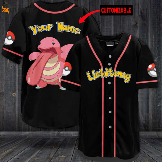 Personalized Lickitung Baseball Jersey - lylyprint.com T-Shirts, Hoodie, Sweatshirt | WearSparks.com