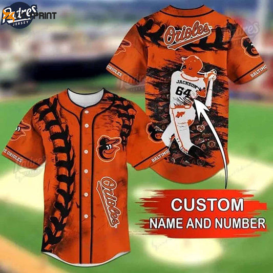 Custom Baltimore Orioles MLB Jersey - Personalized Baseball Gear - lylyprint.com T-Shirts, Hoodie, Sweatshirt (Image 1)