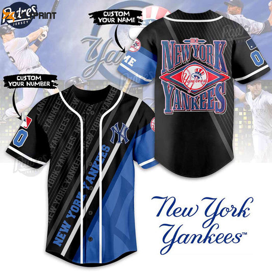 Custom MLB New York Yankees Jersey Shirt – Personalized Fan Gear (Image 1)