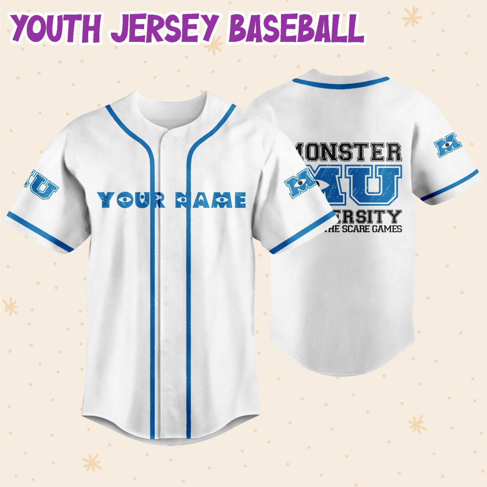 Personalized Monsters Inc Home Of The Scare Games Baseball Jersey - lylyprint.com T-Shirts, Hoodie, Sweatshirt (Image 5)