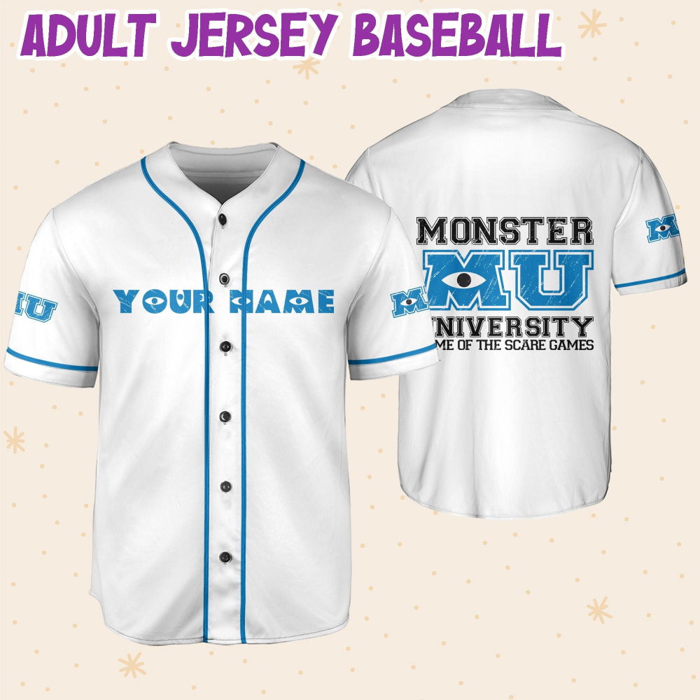 Personalized Monsters Inc Home Of The Scare Games Baseball Jersey - lylyprint.com T-Shirts, Hoodie, Sweatshirt (Image 6)
